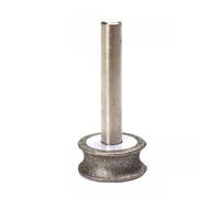 Jeu de fraises diamantées concaves de 2 à 12 mm - Forets abrasifs ronds for le polissage et la sculpture du verre, du jade, des bagues et des bracelets(5mm,Grit 150)