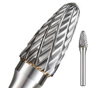 Jeu de fraises en carbure 1/4 avec tige 1/4 et grand support en hêtre - Fraiseuse à matrice - Fraiseuse à matrice pour outils rotatifs - Fraiseuse pour métal - Accessoires de meulage - Râpe - Soudure