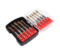 Jeu de fraises en carbure 10 pièces, tige de 1/4 pouces avec boîte transparente, diamètre de tête maximum 6mm, outils rotatifs, Kit de fixation, râpe, perceuse, accessoires de
