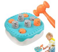 Jeu de frappe en forme de gâteau - Jouet taupe avec mécanisme éducatif d'apprentissage précoce pour tout-petits, activité de développement préscolaire pour garçons et filles âgés de 1 à 3 ans | Ente a