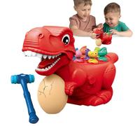 Jeu de frappe, jouet à frapper - Jouets interactifs de dinosaures avec son et lumière | Jouet de développement précoce avec petit dinosaure, jeu de motricité fine pour garçons et filles