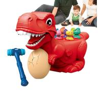 Jeu de frappe, jouet à | Jouets interactifs de dinosaures avec son et lumière - Jouet à motricité fine avec petit dinosaure pour apprentissage précoce, activités amusantes