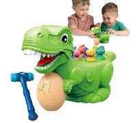 Jeu de frappe, jouet de frappe | Jouets éducatifs interactifs dinosaures avec son et lumière,Jouet d'apprentissage du développement précoce avec petit dinosaure, jeu amusant pour les