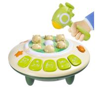 Jeu de frappe taupe pour enfants - Forme amusante de soucoupe - Jouet de table à frapper, pour anniversaire, Noël et école des enfants