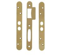 Jeu de gâche pour serrure à larder série 5700 plates bout rond - VACHETTE - 16614000