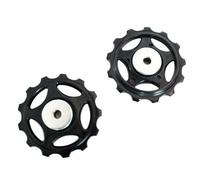 Jeu de galets de tension et de guidage Shimano Noir