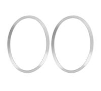 Jeu De Garnitures De Contour De Phare Avant 51137300631 Gauche Droite Chromé De Remplacement Compatible Avec Cooper F55 4 Portes 1520