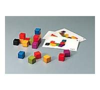 Jeu de géométrie dans l'espace - OZ INTERNATIONAL - Cubes géométrie + 30 fiches modèle