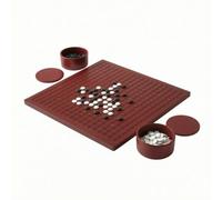 Jeu de Go Classique Plateau de Jeu Stratégie Plateau Élégant Cadre Grille Gravée Blanches Rangement Convient aux Familles Amis Domiciles Salles d'Attente Espaces, 42 42 8cm, Style to 3