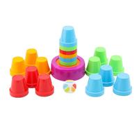 Jeu de gobelets empilables, gobelets empilables rapides | Jeux d'empilage interactifs amusants et colorés,Ensemble d'empilage de gobelets éducatifs multifonctionnels pour développer la coordination œi