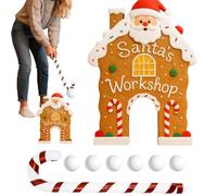 Jeu De Golf Au Thème D'Épice De Noël | Jouet De Mini-Golf Drôle avec Bâtons De Canne en pour Fêtes | Ensemble De Parcours De Mini Golf pour Noël | pour Maison Soirée Festivités Rassemblements