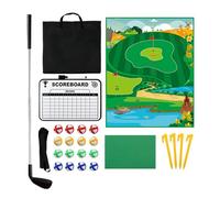 Jeu De Golf Battle - Jeu D'Approche Golf Battle avec Tapis De Frappe - Mat D'Entraînement Interactif avec De Practice pour Intérieur Et Extérieur