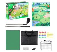 Jeu de golf Chip and Stick | Ensemble de tapis d'entraînement au golf - Pour maison, cour, pelouse, fête, carnaval, plage, garage, jardin, famille, intérieur et extérieur