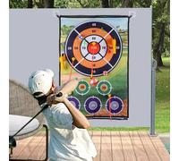 Jeu de Golf Chip and Stick, Jeu de Chipping de fléchettes de Golf, Tapis d'entraînement de Jeu de Double Face, Jeu de puces de bâton de Tapis de de fléchettes pour Le de Garage d'arrière