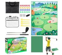 Jeu De Golf D'Approche - Tapis De Jeu De Chipping Golf pour - Kit D'Entraînement De Frappe,pour Maison Jardin Pelouse Fête Carnaval Plage Garage Parcours Famille Intérieur Extérieur