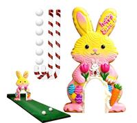 Jeu de golf de Pâques | Activité de divertissement portable - Terrain de golf intérieur avec clubs et balles - pour réunions familiales, , adultes, salon, chambre, salle de jeux intérieure
