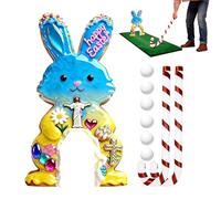 Jeu de Golf Portable pour - Activité de Pâques Portable, Parcours de Golf avec balles et Clubs, pour , Adultes, réunions de Famille, fête, intérieur, Salon, Chambre à Coucher