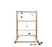 B&S Jeu de lancer en bois 75 cm 7 pièces Multicolore