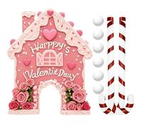 Jeu de Golf sur le Thème de la Maison en d'Épice | Jouets de Putting pour Saint-Valentin et Fêtes | Activité de Fête avec Clubs et Balles en Canne en - pour Fêtes, Anniversaires, Nuits en Intérieur, M