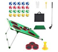 Jeu De Golf - Velours Acier Inoxydable 101x69x50cm | Tapis De Frappe De Golf | Tapis De Pratique De Golfs, Équipement De Jeu, Bâton, Jeuu De Golfs, Jeus D'arrière-Cour pour L'entraînement De Swing en