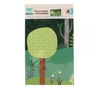 Jeu De Gommettes Avec Décor Les Animaux De La Forêt 22x32cm