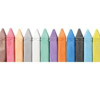 Jeu de grandes craies de couleur, paquet de 3