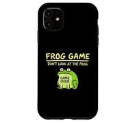 Jeu de Grenouilles Don't Look at The Frog Funny Frog Coque pour iPhone 11