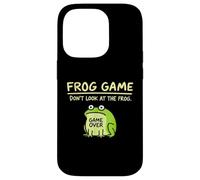 Jeu de Grenouilles Don't Look at The Frog Funny Frog Coque pour iPhone 14 Pro