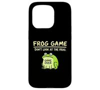 Jeu de Grenouilles Don't Look at The Frog Funny Frog Coque pour iPhone 15 Pro