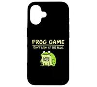 Jeu de Grenouilles Don't Look at The Frog Funny Frog Coque pour iPhone 16