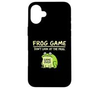 Jeu de Grenouilles Don't Look at The Frog Funny Frog Coque pour iPhone 16 Plus
