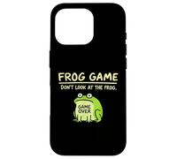 Jeu de Grenouilles Don't Look at The Frog Funny Frog Coque pour iPhone 16 Pro