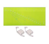 Jeu de guides de couture magnétiques, règle de résistance, mesure de couture perforée, règle de Quilting, jauge magnétique pour Machine à coudre de bricolage