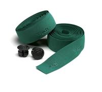 Jeu de guidoline - Deda - Verte jungle - Taille unique - Gel effet carbone - Capuchons inclus