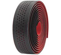 JEU DE GUIDOLINE VELO PU DIAMOND GEL ANTIDÉRAPANTE NR/ROUGE - VLT-079HD2G -