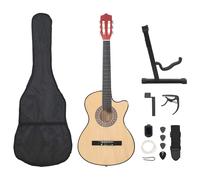 Jeu de Guitare 12 pcs Acoustique Pan Coupé Western avec 6 Cordes 38" vidaXL