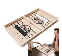 Jeu de Hockey Élastique | Jeu D'échecs Rebondissant - Éducatif De Palet Élastique pour Intérieur Extérieur École Maternelle Voyage Chambre Salon