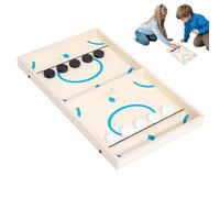 Jeu de hockey sur table - Jeu de société Slingshot 13,5 pouces, sport de table en bois | Jouet d'interaction Portable Parent-enfant, pour la maison, l'école, le bureau, les voyages, intérieur et extér