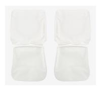 Jeu de housses de sièges TMI en vinyle lisse blanc pour 181