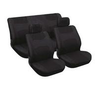 Housses voiture - CARPOINT - Couvre sièges auto - 6 pièces - Noir - Non compatible airbag