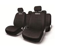 Jeu de housses noires universelles Sparco