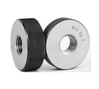 Jeu de jauges à bague filetée M15, 6G-6H GO-NOGO, haute précision for les filetages internes, 2 pièces for le travail du bois/bricolage(M14x1.0)