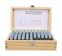 Jeu de jauges à broches, jeu de jauges à broches de 0,5-0,99 mm Dureté jusqu'à 58-63HRC pour la taille et la profondeur du trou pour la vérification de l'emplacement
