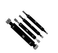 Jeu de jauges à filetage fin 7H for M1 à M60 - Outil de mesure de précision for une durabilité et une précision élevées, 1 pièce(M2x0.4)