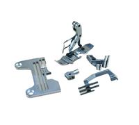 Jeu de jauges for surjeteuse à 4 Fils, Compatible avec Pegasus EX5200, Siruba 988, Jack 798, Plaque à Aiguille 277505R40, 277303/305