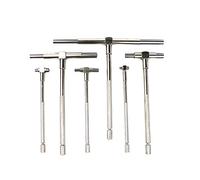 Jeu de jauges télescopiques de 8 à 150mm de diamètre intérieur réglable Jauge télescopique Jauges de trous Outil de mesure pour des mesures intérieures rapides 6 pièces/ensemble Jauge de petit alésage