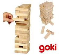 Jeu de Jenga Tour d'équilibre en bois Jeu d'adresse 51 pcs Enfant 5 ans +. G