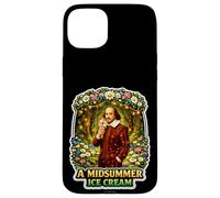 Jeu de Jeu de Mots Amusant Shakespeare de la crème glacée de mi-été Coque pour iPhone 15 Plus