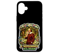 Jeu de Jeu de Mots Amusant Shakespeare de la crème glacée de mi-été Coque pour iPhone 16 Plus