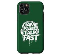 Jeu de jeu Paused Talk Fast Funny Gaming Hommes Garçons Enfants Adolescents Coque pour iPhone 11 Pro
